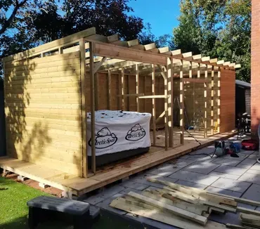 Professional outdoor construction